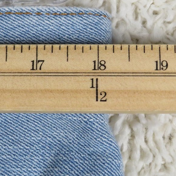 Levi's* 505 Straight Fit Denim Blue Jeans Size~ 36" x 29" - Picture 7 of 12